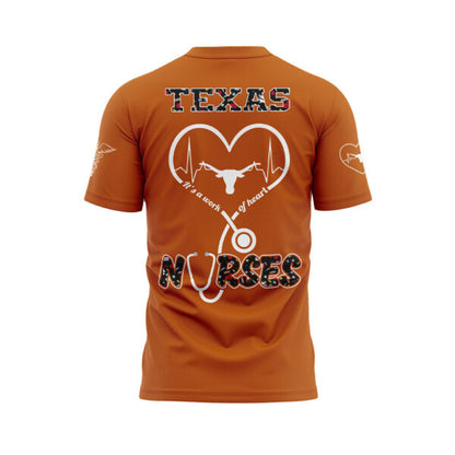 T Longhorns Football NURSES NIGHT 2.0.2.5 Shirt