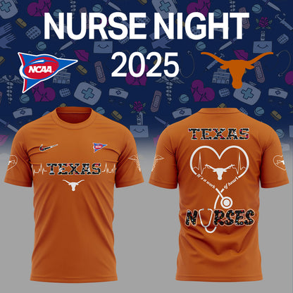 T Longhorns Football NURSES NIGHT 2.0.2.5 Shirt