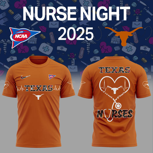 T Longhorns Football NURSES NIGHT 2.0.2.5 Shirt