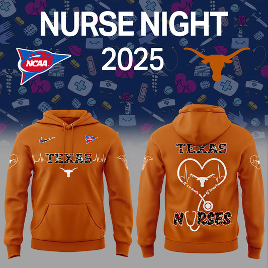 T Longhorns Football NURSES NIGHT 2.0.2.5 Hoodie