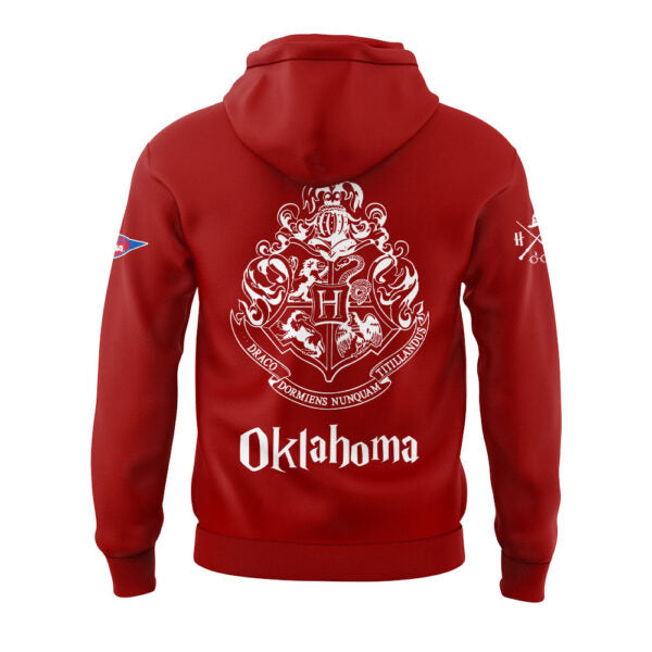 Limited Edition Oklahoma Soners Football Harry Potter Hogwarts Night 2025 Hoodie