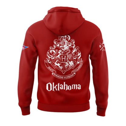 Limited Edition Oklahoma Soners Football Harry Potter Hogwarts Night 2025 Hoodie