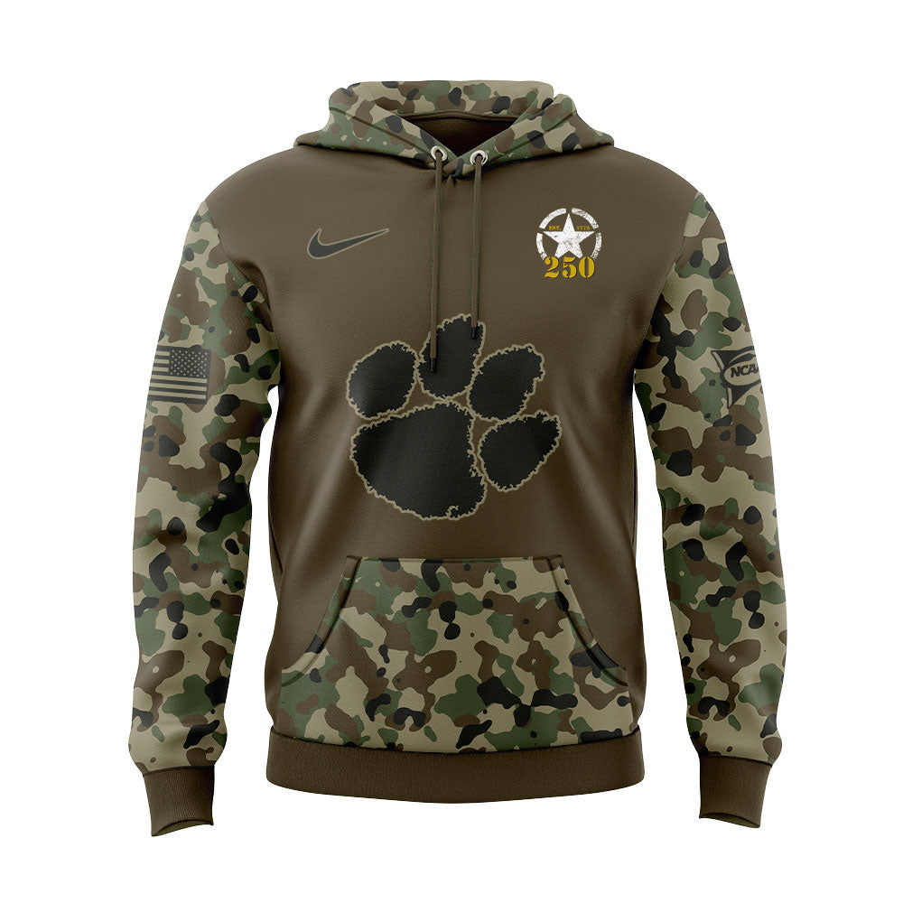 Limited Edition Clemson U.S. Army’s 250th Celebration Hoodie