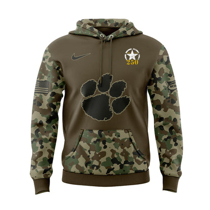 Limited Edition Clemson U.S. Army’s 250th Celebration Hoodie