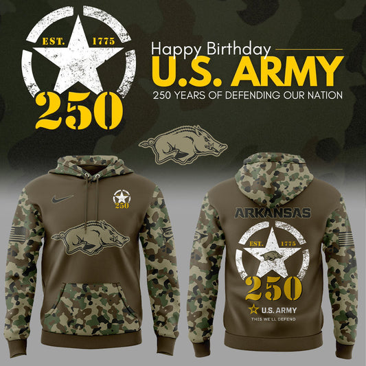 Arkansas U.S. Army’s 250th Celebration Hoodie