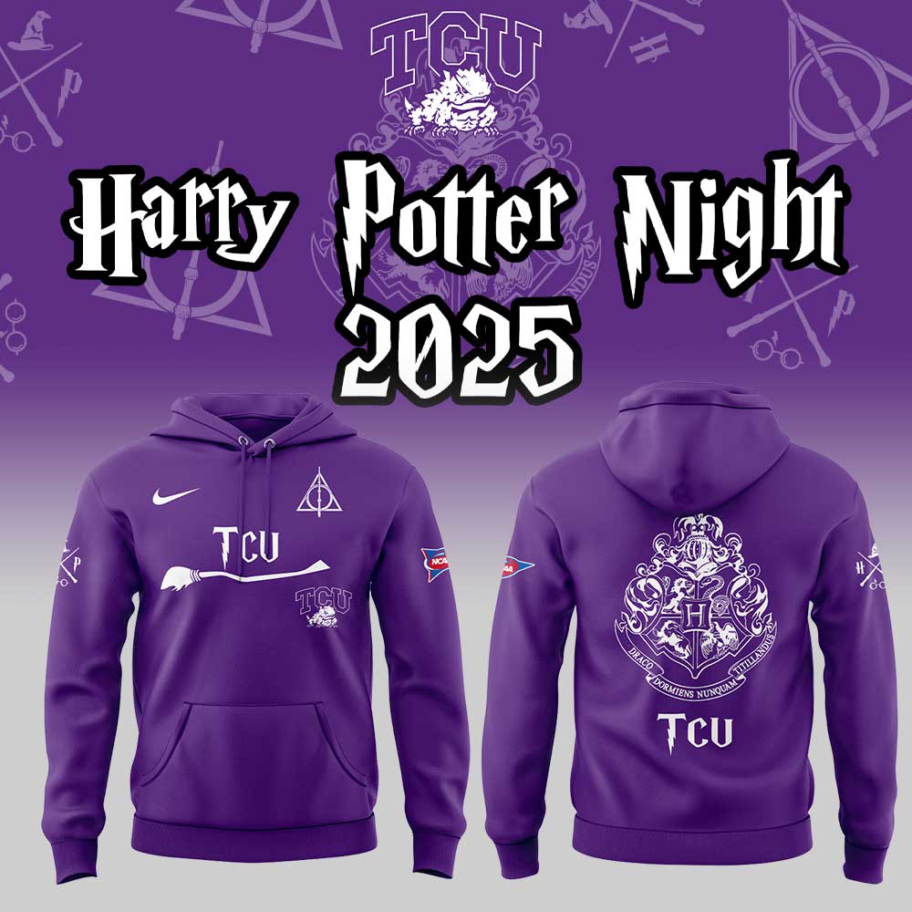 Limited Edition TCU Football Harry Potter Night 2025 Hoodie