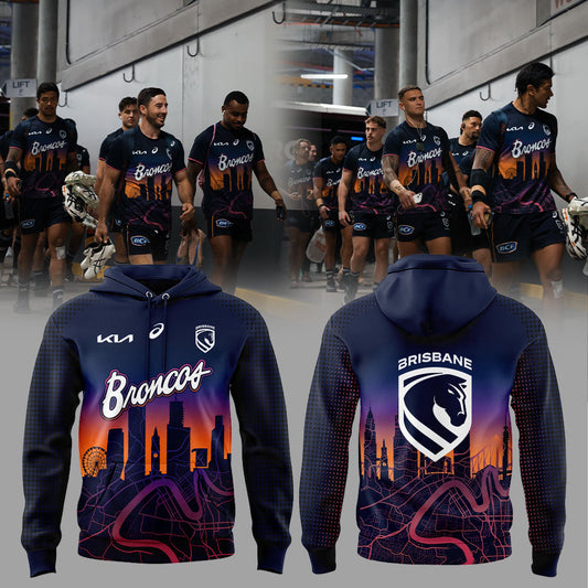 Brisbane Broncos Arrivals at Home for Magic Round Hoodie