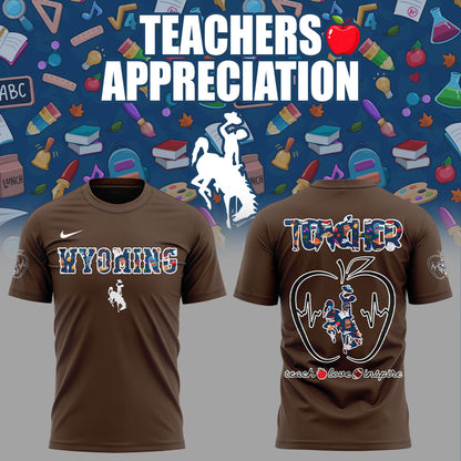 Wyoming Cowboy Teachers Appreciation 2025 Combo Shirt
