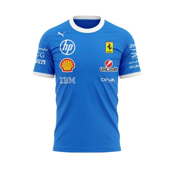 Scuderia Ferrari HP Puma 2025 Monza Limited Edition Lewis & Charles Signature Shirt