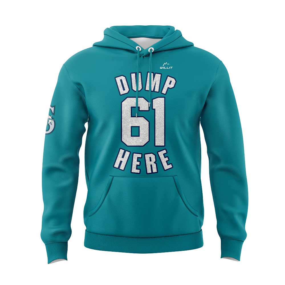 Seattle Mariners Cal Raleigh Homer Dump 62 Here Combo Hoodie