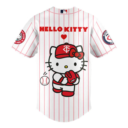 Minnesota Twins x Hello Kitty Night Game Limited Edition Jersey 2025 - BeeHP Print
