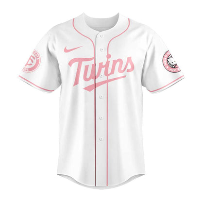 Minnesota Twins x Hello Kitty Night Game Limited Edition Jersey 2025 - BeeHP Print