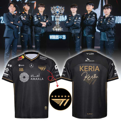Keria Win the LoL World Championship 2025 Signature Shirt