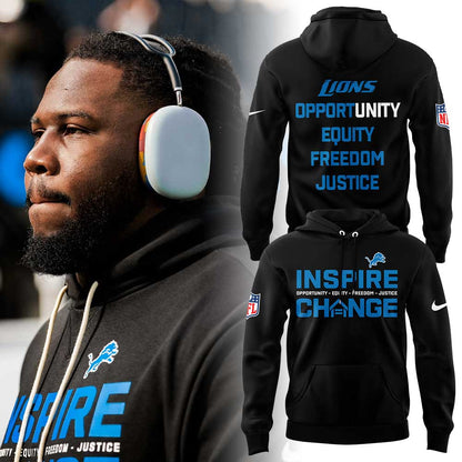 Detroit Lions 2025 Inspire Change Combo Hoodie