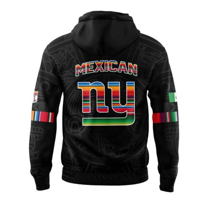 New York Giants Mexican Heritage Combo Hoodie