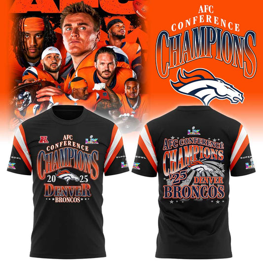 Denver Broncos 2025 AFC Conference Champions TShirt