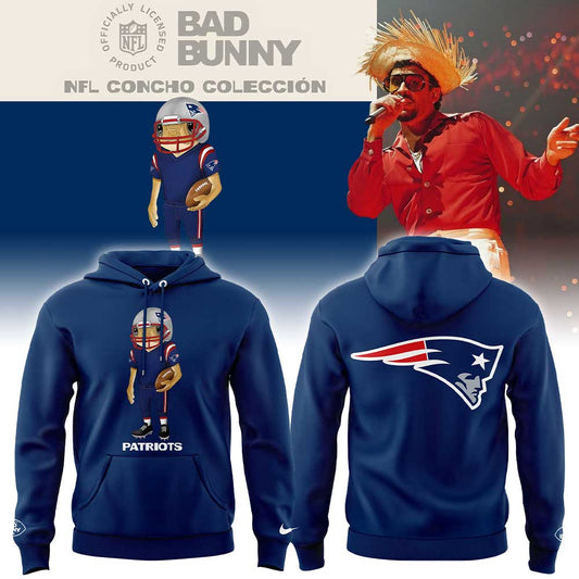 New England Patriots x Bad Bunny Super Bowl LX The Halftime Show Special Edition Hoodie