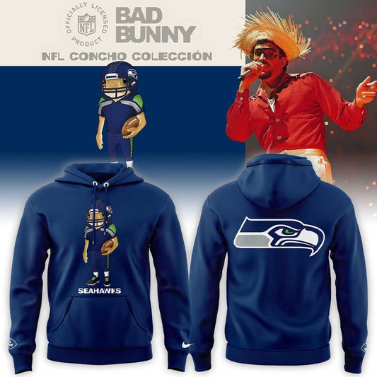 Seattle Seahawks x Bad Bunny Super Bowl LX The Halftime Show Special Edition Hoodie