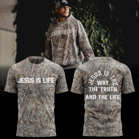 Queensland Maroons JESUS IS LIFE T-Shirt