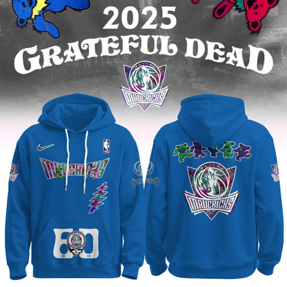 Dallas Mavericks x Grateful Dead 60th Hoodie Editions Limited 1965 2025