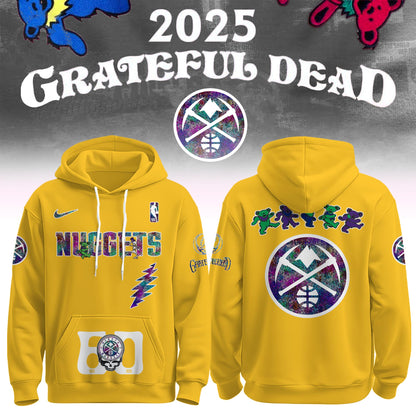 Denver Nuggets x Grateful Dead 60th Hoodie Editions Limited 1965 2025