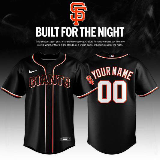 San Francisco Giants 2026 Fashion Black Out Limited Edition Jersey
