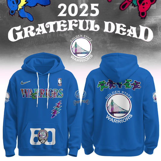 Golden State Warriors x Grateful Dead 60th Hoodie Editions Limited 1965 2025