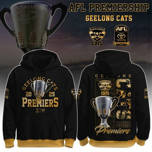 GEELONG CATS– AFL 2025 Champions Hoodie