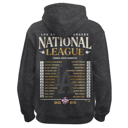 Los Angeles Dodgers NATIONAL LEAGUE CHAMPIONS 2025 Hoodie