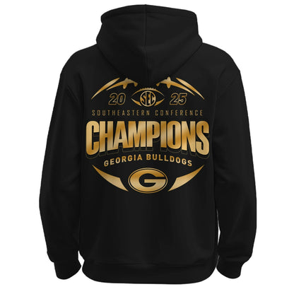 Georgia Bulldogs 2025 SEC Conference Champions Combo Hoodie