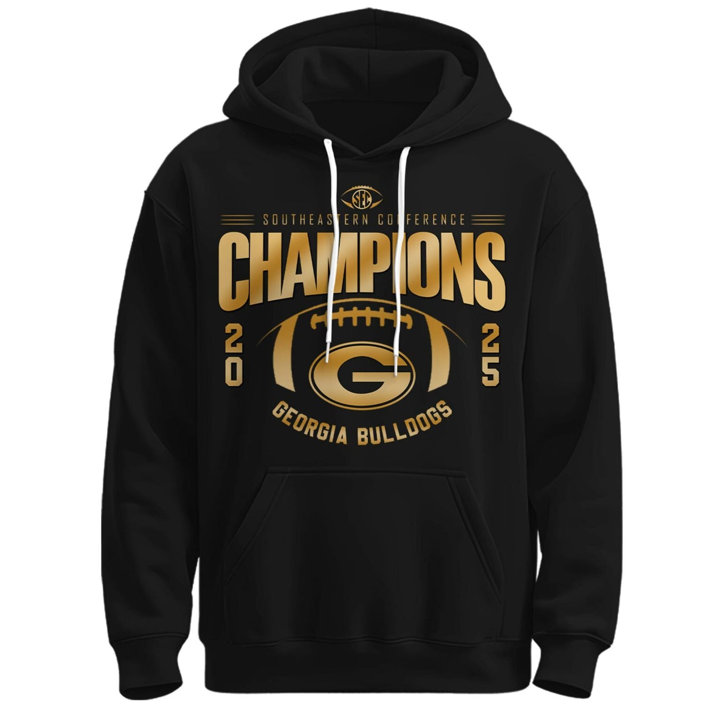 Georgia Bulldogs 2025 SEC Conference Champions Combo Hoodie