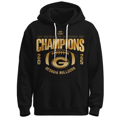 Georgia Bulldogs 2025 SEC Conference Champions Combo Hoodie