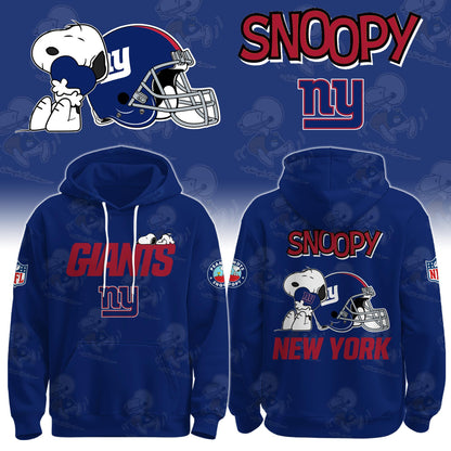 NY Giants x Snoopy Hoodie Limited Edition Combo Hoodie