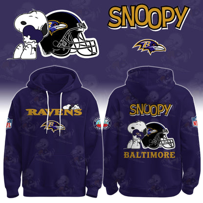 B Ravens x Snoopy Hoodie Limited Edition Hoodie