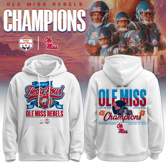 Ole Miss Rebels Special Fiesta Bowl Champions Limited Edition Combo Hoodie