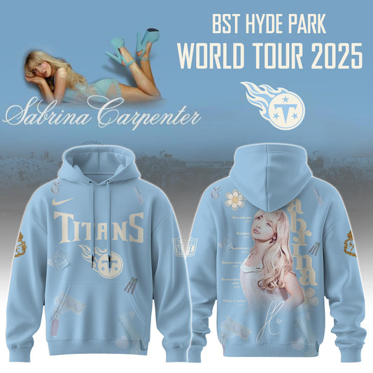 T Titans x Sabrina Carpenter “Short n’ Sweet Tour” Hoodie Editions Limited +Selling Out Fast