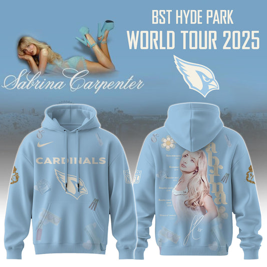A Cardinals x Sabrina Carpenter “Short n’ Sweet Tour” Hoodie Editions Limited +Selling Out Fast