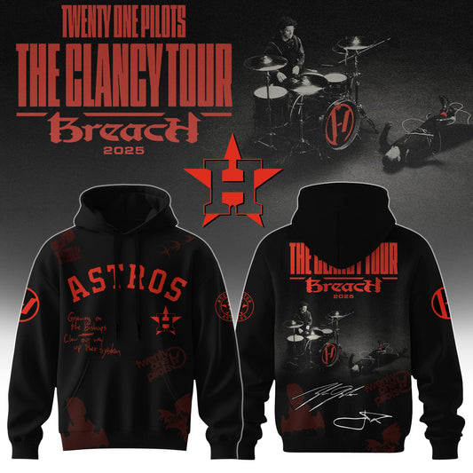 HOU x Twenty One Pilots The Glancy Tour 2025 Hoodie Limited Edition