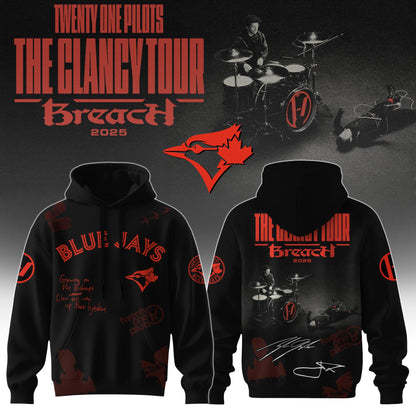 TOR x Twenty One Pilots The Glancy Tour 2025 Hoodie Limited Edition