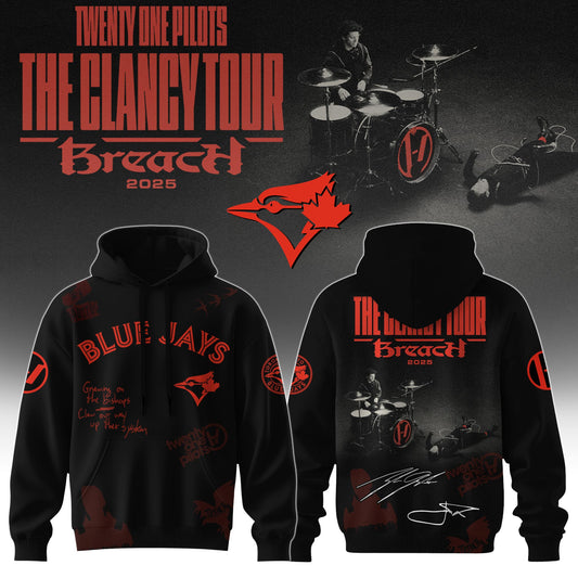 TOR x Twenty One Pilots The Glancy Tour 2025 Hoodie Limited Edition