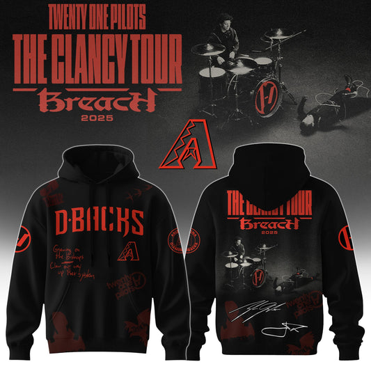 ARI x Twenty One Pilots The Glancy Tour 2025 Hoodie Limited Edition