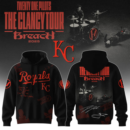 KC x Twenty One Pilots The Glancy Tour 2025 Hoodie Limited Edition