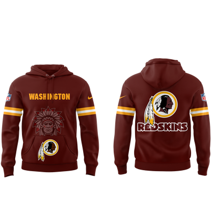 Limited Edition Washington Redskins Throwback Combo Hoodie