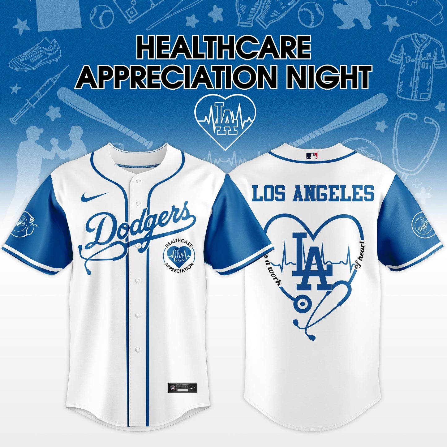 MLB Healthcare Appreciation Night 2026 Limited Edition Jersey (All Team)