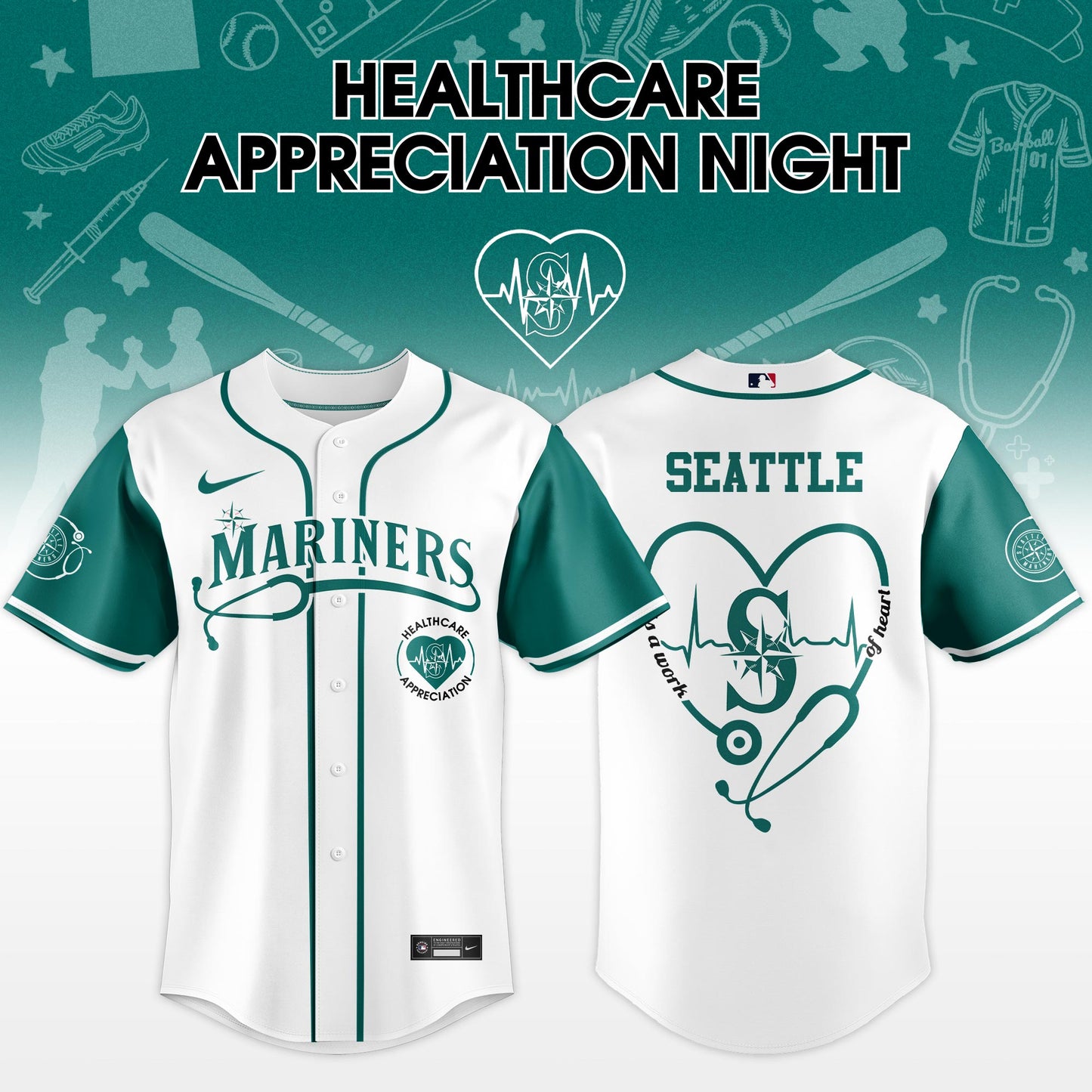 MLB Healthcare Appreciation Night 2026 Limited Edition Jersey (All Team)