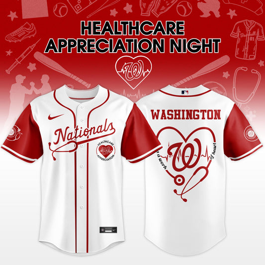 Washington Nationals Healthcare Appreciation Night 2026 Jersey