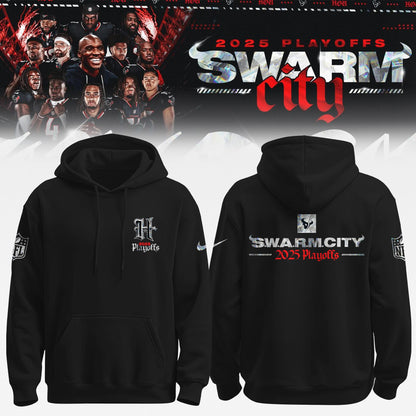 Houston Texans 2025 NFL Playoffs S.W.A.R.M. City Special Edition Hoodie