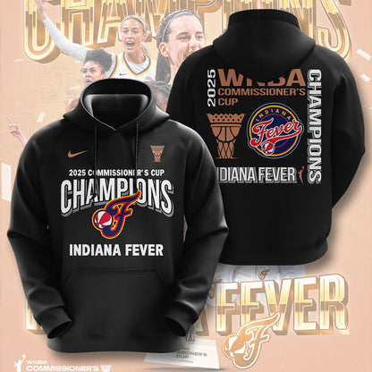 Indiana Fever 2025 WNBA Commissioner’s Cup Champions Hoodie