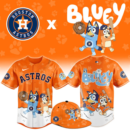 H.Astros Bluey Night Limited Baseball Jersey