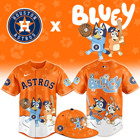 H.Astros Bluey Night Limited Baseball Jersey